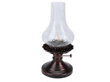 Vintage Table Lamp with Crackled Glass Shade 40W E27 E26 Rustic Small Antique Desk Lamp Bedside V1294-YM0901-3119260008011