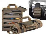Roll Up Tool Bag Oxford Cloth, Waterproof & Heavy Duty Tool Organizer for Electricians & Carpenters, V1232-JSSNB-002