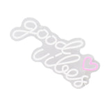 Neon Sign Good Vibes LED Light Acrylic USB Powered Wall Hang Neon Wall Decor for Bar Party Wedding V1294-YM0706-3119230136711