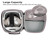 For Meta Quest 3 VR Headset Travel Hard Case EVA Storage BoxEye Patch V1263-JX-3091