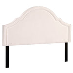 Artiss Bed Frame Bed Head Headboard King Velvet IRIS Beige BED-HEAD-IRIS-K-BG