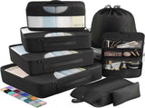 8pcs Travel Packing Cubes Set Suitcase Organizer for Travel Essentials V1263-JX-4369