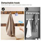 4-In-1 Coat Rack Large Capacity Freestanding Hall Tree 183 High Entryway Bench with 8 Detachable V985-COATRACK