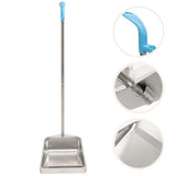 Stainless Steel Dustpan with Handle for Easy Refuse Collection and Household Cleaning Use V1369-AZ3-W-21465