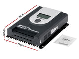 Giantz 50A MPPT Solar Charge Controller Auto 12V/24V Battery Regulator Bluetooth SOLAR-CC50A-GY