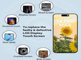 iPhone 14 Pro Max Screen Replacement, 6.7 Inch Incell LCD Touch Digitizer Display Assembly V1293-0160249691855