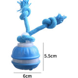 Interactive Dog Toys, Squeaky Dog Toys, Rolling Ball for Puppy and Medium Dogs, Squeaky V1366-AZ2-W-11370