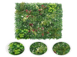 Artificial Living Wall Panel Green Decorative Simulated Plant Wall Decor for Indoor and Outdoor V1369-AZ3-W-15768