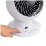 White Globe Fan Circulator in Charcoal Grey with 32.8m Coverage LSB-68968