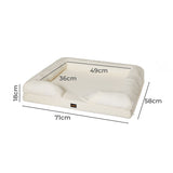 PaWz Memory Foam Pet Sofa Bed PT1231-M-WH