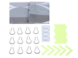 Waterproof Fabric Shower Liner Rust Resistant Grommets Machine Washable Thickened Bath V1294-YM0901-3112240019912