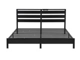 Artiss Bed Frame Queen Size LED Metal Bed Base with Charging Station MBED-D-POR-Q-BK-AB