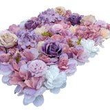 Artificial Flower Wall Backdrop Panel 40cm X 60cm Mixed Pink & White Flowers V77-1193789