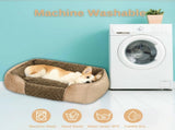 Dog Bed for Small Medium Dogs, Cat Bed for Indoor Cats. Washable Orthopedic Dog Bed. Removable V1107-136-87440-DKG2