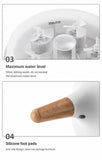 Floating Jellyfish Essential Oil Humidifier, Voice Control Color Light, Cozy Bedroom Sleep Aid V1221-XM-LB1728-GM60