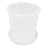 5 Set Orchid Pots with Holes and Saucers Breathable Clear Plastic Orchid Planter Plant Pot for V1294-YM0901-3111240151711