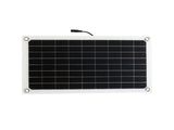 12V 20W Solar Panel Monocrystalline Silicon Solar Cell with Dual USB Car Charger Lighter Alligator V1294-YM0901-H32788