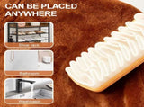 Suede Shoe Brush, Rubber Polish Eraser with Soft Bristle Brush for Suede Cleaner and Nubuck Brush V1258-DP02-F-12