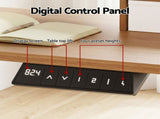 Artiss Electric Standing Desk Height Adjustable Sit Stand Desk Home Office HASD-ET156E-SHELF-WD-AB