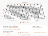 Cucumber Trellis for Climbing Plants, 35" x 55" Foldable Cucumber Trellis Set with Plant Clips, V952-HGPJTXCZAXJ3JGFLUV0