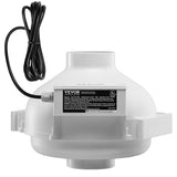 4" to 4.5" Radon Mitigation Fan System Kit Quiet 190 CFM Inline Duct Fan V952-DFSTJ4INCH19VK5CKV3