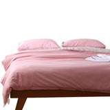 Gray And Green Stitching Ultra-Soft Solid Color 4-Piece Bedding Set - Queen Size V888-ELOSUNG21504