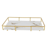 Bathroom Vanity Tray Modern Stylish Anti Slip Kitchen Sink Countertop Storage Organizer L White V1294-YM0710-3112230084113