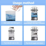 Electric Makeup Brush Cleaner with USB Rechargeable Design - Fast, Convenient Cleaning for All Brush V888-ELOSUNG10434