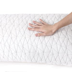 Giselle Bedding Memory Foam Pillow King Size Twin Pack PILLOW-MEFO-RAYON-K