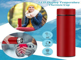 Clearance Back to School Supplies! JWDX Led Smart Touch Screen Temperature Measurement Thermos Cup V1189-LWWAL-20260325-03152