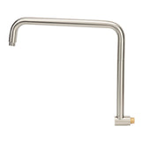 Shower Head Extension with Flange S Shape Shower Arm Wall Mount Rotatable Stainless Steel Shower V1294-YM0710-3112230074213