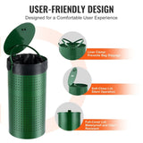 VEVOR Dog Poop Trash Can 11.5 Gallons Weather-Resistant Dog Waste Bin with Lid V952-GFBZLJTDXG11KSH3LV0