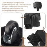 2-Pack 12388 Foot Caster & 12293 Caster Kit for 6 & 16 Gallon Wet/Dry Vac Plate-Casters V1366-AZ2-W-14338