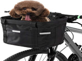Waterproof Removable Bicycle Front Basket with Aluminum Frame, Pet Carrier & Multi-Purpose Handlebar V1259-DP01-A-2769