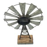 Windmill Table Clock 25x41cm V637-11729CLK