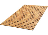 Bamboo Bath Mat for Bathroom - Wooden Bathmat, Sauna Spa Steps Decor and Accessory - 40*60cm V1366-AZ2-W-07601