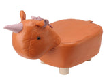 Cute Animal Footstool with Soft Padded Cushion and Prevent Slip Feet Small Footrest Stools for Kids V1294-YM0703-3116230004214