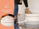 Laundry basket with handles, decorative basket for living room, woven storage basket for toys, V1188-MS-313-0650