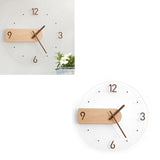 Wall Clock Innovative Minimalist Prevents Ticking Sweep Movement Modern Nordic Wall Clock for Living V1294-YM0521-3115230003511
