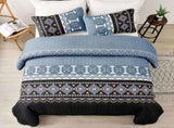 Ambient bloom sky black hour Comforter Set Aesthetic 3-Piece Bedroom Mood V745-MAC081408