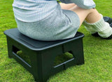 Brown Large Portable Folding Camping Toilet Stool - Capacity Emergency Potty for Car, Outdoor V888-ELOSUNG47289