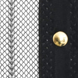Insect Door Curtain 210 X 100 Cm 2 Pcs Magnet Black 43_40920