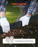 VEVOR Steel Landscape Edging 5 Packs 39 x 3in Rust-Resistant Pathway Divider V952-DXGJSPZ5PCS334RZOV0