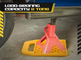 8 Pieces RV Stabilizing Jack Pads Camper Jack Pads RV Leveling with Handle Camper Stabilizer V1258-DP02-C-3069