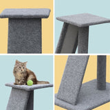 i.Pet Cat Tree 82cm Scratching Post Tower Scratcher Condo Trees Climb House PET-CAT-CP002-GR