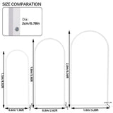 Fin Set Of 3 Wedding Arch Balloon Frame Metal Arch Backdrop Stand Birthday Party V767-HQ-XJ1348-V1