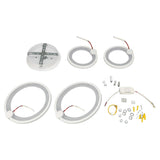 Modern LED Ceiling Light 4 Rings 3 Color Dimmable Acrylic Ceiling Light Fixtures 38W Modern V1294-YM0901-3119240061211
