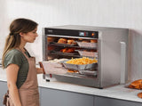 Hot Box Food Warmer, 4-Tier Concession Warmer with Water Tray, 4 Pans, Glass Double-door and V952-XXSPBWJ4CTMMFFLR5V3