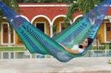 Outdoor undercover cotton Mayan Legacy hammock Family size Caribe V97-TJCARIBE