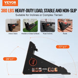 VEVOR Ladder Levler 380lbs Load PP Leveling Tool with Storage for Uneven Ground V952-XPTZDPQPP0002LRRXV0